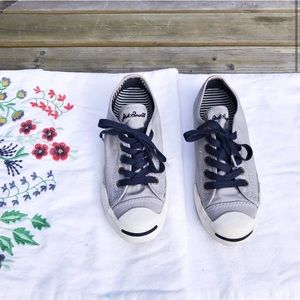 Converse Gray Jack Purcell Sneaker Unisex Women 5